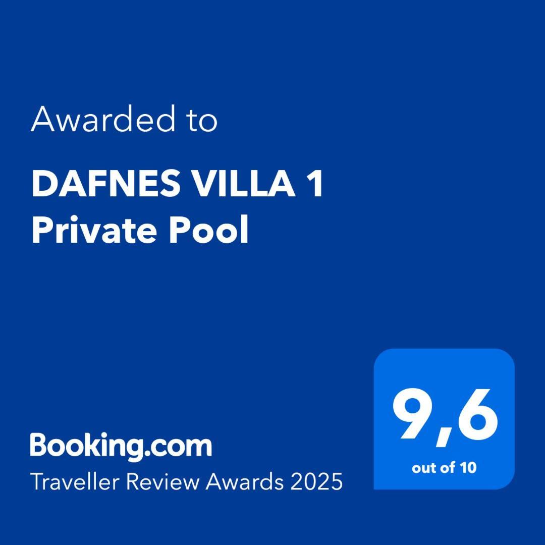 Dafnes Villa 1 Private Pool Perivolos  Dış mekan fotoğraf